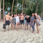 Bhanu Sri Mehra Instagram - 😊 #beachvibes #memories #bhanusree🔥❤️ #phuketthailand #beach @tejaswini_madala @pheba._ @kevinalmasifar @anushkamitra