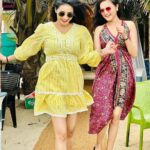 Bhanu Sri Mehra Instagram - Goa vibe’s with sathipandu #instagram #goavibes ##goapics #goa #friendship #bhanusree🔥❤️ #srisatya #enjoying #goodvibes #chill
