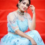 Bhanu Sri Mehra Instagram - 🩵 Wearing: @kalpana_vogeti Jewelry: @emmadi_silver_jewellery Click 📸 : @paulino_pictures #newclick #instspic ##actorslife #tollywoodactress #busy #bhanusree🔥❤️ #hybridpilla #instafashion #instagram
