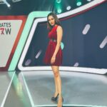 Erica Fernandes Instagram - Lady in Red. 💃#aboutlastnight #Ed #host #ericafernandes #ejf