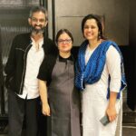 Girija Oak Instagram - @suhrudgodbole and I had the most amazing dining experience at @masquerestaurant thanks to @skoranne 's refreshing take on Maharashtrian food. Everything put on our plates was equal amounts exciting and familiar. Some mirgund, kurdai, dashmya, kharvas and kulith soup for my soul 😋 P.S. she does a bunch of pop ups. Please follow her and find one that you can attend. Thank me later.