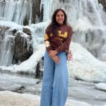 Hari Teja Instagram - Loved this beauty totally ❤️ most gorgeous waterfall I’ve ever seen… #kashmirlovers #drungwaterfall #naturelovers #peace #happiness ❤️ Drung