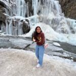 Hari Teja Instagram - Loved this beauty totally ❤️ most gorgeous waterfall I’ve ever seen… #kashmirlovers #drungwaterfall #naturelovers #peace #happiness ❤️ Drung