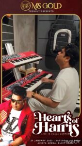 Harris Jayaraj Instagram - @jharrisjayaraj sir is all set for this weeks concert! Get ready for a lit night 🔥 *INTERNALLY SCREAMING*

Hearts of Harris | Live in Kuala Lumpur
21 January 2023
Axiata Arena, Bukit Jalil

Brought to you by @msgold.my⚜️

@jharrisjayaraj
@datoabdulmalik

#HeartsofHarris
#HarrisJbyMSC
#malikstreams
#HarrisJayaraj
#liveinconcert
#kualalumpur
