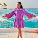 Hina Khan Instagram - Memories are timeless.. 💜 . . . . . @coastalinofficial @thestandardmaldives @thestandard The Standard, Maldives