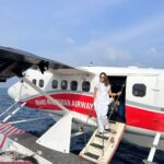Hina Khan Instagram - A journey filled with warm welcome, accommodating service, exclusive access and luxurious flight is always guaranteed with TransMaldivian.. Thank you for everything.. @transmaldivian #transmaldivian #transmaldivian #travelconfidentlywithtma #tmaexperience
