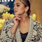 Huma Qureshi Instagram - 🌙 Outfit - @pankajandnidhi Jewellery- @vinitamichaeljewelcraft & @minerali_store Shoes - @fizzygoblet HMU - @annieemakesart Styled by - @who_wore_what_when Photography - @shauryakandwal