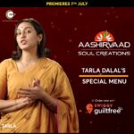 Huma Qureshi Instagram - Immerse yourself in the captivating synergy between @aashirvaadsoulcreations and #Tarla movie, where the art of vegetarian cuisine and healthy cooking merge to create pure magic. 💫 Delve into our specially curated #Tarla menu, available for you to enjoy at any time of the day! 😍 Our dishes are carefully crafted to be both wholesome and guilt-free, allowing you to savor delightful flavors without any reservations. Get ready to be mesmerized as the perfect fusion of taste and well-being unfolds, leaving you with an unforgettable dining experience. ♥️ Keep on ordering everyday wholesome goodness! Click the link in our bio to explore and indulge.😁 @mrfilmistaani @rsvpmovies @earthskynotes @zee5 @zeemusiccompany . . #AashirvaadSoulCreations #WholesomeGoodnessEveryday #Tarla #ComfortFood #ITC