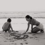 Isha Sharvani Instagram - This poem from The Prophet has been my guiding light in parenting. And a woman who held a babe against her bosom said, Speak to us of Children. And he said: Your children are not your children. They are the sons and daughters of Life’s longing for itself. They come through you but not from you, And though they are with you yet they belong not to you. You may give them your love but not your thoughts, For they have their own thoughts. You may house their bodies but not their souls, For their souls dwell in the house of tomorrow, which you cannot visit, not even in your dreams. You may strive to be like them, but seek not to make them like you. For life goes not backward nor tarries with yesterday. You are the bows from which your children as living arrows are sent forth. The archer sees the mark upon the path of the infinite, and He bends you with His might that His arrows may go swift and far. Let your bending in the archer’s hand be for gladness; For even as He loves the arrow that flies, so He loves also the bow that is stable. By Kahlil Gibran ❤️✨✨ 📸 @rachelcollierphoto 🙏🏾❤️ #kahlilgibran #great #poetry #children #sunset #motherhood #motherlove #son #luca #ishasharvani #photooftheday