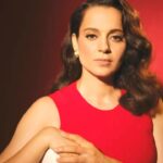 Kangana Ranaut Instagram - Another day of promotions for Tiku weds Sheru @primevideoin @manikarnikafilms Team responsible for the look today… @tanghavri @nidhijeswani @chettiaralbert @hairbyhaseena @nehachandrakant