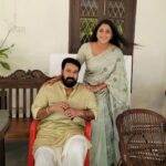 Kaniha Instagram - Happy Bday to a person who radiates positivity, happiness and great vibes always. There is never a dull moment when he is around. His wisdom and knowledge is incomparable. An artist we all celebrate as our own. @mohanlal Happy Bday Laletta ❤️ Love, Kaniha
