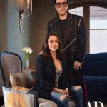 Karan Johar Instagram – For @archdigestindia : 

“This home is bespoke; it’s one of a kind. It is designed to reflect who Karan is: glamorous, fun, and also a little over the top! It’s not a space that can be imitated,” says interior designer Gauri Khan (@gaurikhan).

Knowing Karan’s largesse and his love for entertaining, Gauri wanted the home to serve as a seamless extension of his personality, where guests could make themselves comfortable from the get-go. 

The main entryway wall is clad in a dramatic, fluted, black-and-white “panda” marble that lines the passageway into a light-filled living room, the tall, arched French windows open onto a serene terrace—Karan’s favourite spot—dotted with tropical plants, where he can enjoy his coffee.

Both Karan and Gauri also admit to an affinity for the powder room—during the day, the sunlight filters in, reflecting off the glossy surfaces—which Khan accented with a statement turbine light, a vanity with marble horse-head detail, and a forest-green wall.

While Gauri has used a medley of richer tones for the public areas, for Karan’s private spaces—his dressing room, bedroom, and bathroom—she adopted a softer palette of beiges, muted metal tones, and wooden herringbone floors, while still keeping some distinctive threads to tie in the entire design story. 

Explore the filmmaker’s home at the link in bio. 

On Stands NOW!

Photography by: Ishaan Nair (@ishaannair7)
Words by: Priyanka Khanna (@priyankaskhanna)
Art Director: Chandni Mehta (@thebombaycat)
Production: Harshita Nayyar (@harshitanayyar_)

Karan Johar’s team:
Manager: Lenn Soubam (@len5bm)
Fashion Stylist: Eka Lakhani (@ekalakhani)
Assistant Stylist: Arpita Chonkar (@arpita.kc) & Mayuri Srivastava (@mayuri_srivastava)
Hair: Aalim Hakim (@aalimhakim)
Makeup: Paresh Kalgutkar (@paresh_kalgutkar)

Gauri Khan’s team:

Managed by : Bottomline Media pvt ltd (@bottomlinemedia)
Hair: Rishika Chaudhry
Makeup: Saba Khan (@sabakhanmakeup)