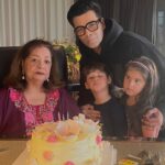 Karan Johar Instagram - Roohi , Yash and I are blessed to have you as our Rock , our pillar, our conscience and our heartbeat…. Love you mama to the moon and back❤️❤️❤️❤️ #happymothersday