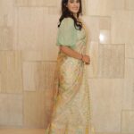 Kavya Thapar Instagram - For the Chennai pre release event of #Pichaikkaran2 #bichagadu2 🪷 Team Shot by @poovarasanphotography HMU: @winsome_studios Outfit - @tifarachennai @iamdesignofficial Styling - @anushaa13 Asst by - @lavanya_desigan PR - @saravanaspb Chennai, India