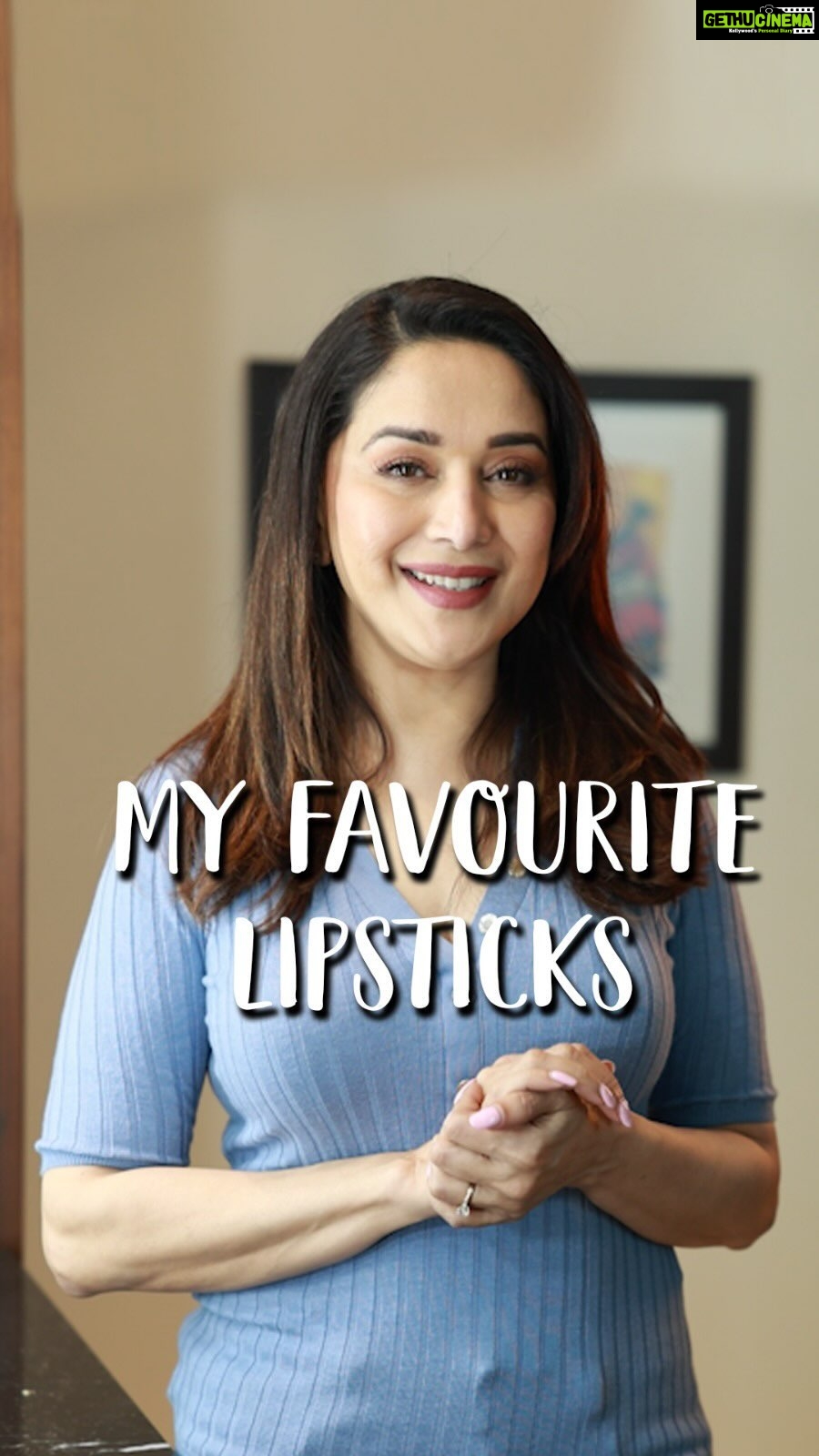 Madhuri Dixit Instagram Obsessed With The Vibrant Hues Of All My Go To Lipsticks 💄🥰 Finding 4598