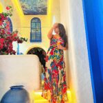 Malavika Instagram – View yourself as luxury 💙 Opa Greek Restaurant