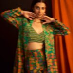 Meenakshi Chaudhary Instagram - 🍀🥑🌳🐢 . . . Shot by - @akshay.rao.visuals Styled by - @riechamallick Outfit by - @saundhindia Jewellery by - @karnikajewelshyd Hmua - @makeuphairbyrahul