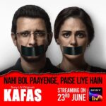 Mona Singh Instagram - Our silence has been bought, but for what? To know more watch #Kafas streaming on 23rd June 2023, on #SonyLIV #KafasOnSonyLIV @sonylivindia @sonylivinternational @applausesocial @madibaent @sameern @segaldeepak @sahil_insta_sangha @sharmanjoshi @monajsingh @vivanbhathena_official @jhangianipreeti @mikail.gandhi @singhtejasvi #ZarinaWahab @castingchhabra @karandontsharma @garg.prasoon @rapra_02 @shreyakarunakaram @devnidhib @001danishkhan @amansrivas @saugatam
