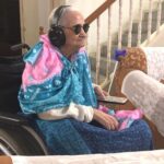 Nadhiya Instagram - Presenting Kusum Athawale, 97, my grandmother-in-law. Don’t mind her limited hearing🎧, limited vision🕶 and limited mobility👩‍🦽....Her zest for life is unbeatable 🥰🤪 #MondayMotivation