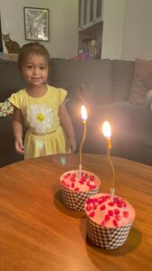 Nakul Instagram - And just like that she’s two years old today ! Our love, light and soul ! Thankyou for being born to us, Akira ! You make all our lives so much more better ! 🥹

Mumma,Pappa & Amore are truly blessed to have you in our lives ! We love you 3000 our little lioness💜😘

#myakira #2yearsold #khulbeetails #khulbaebee #leo #blessedwiththebest