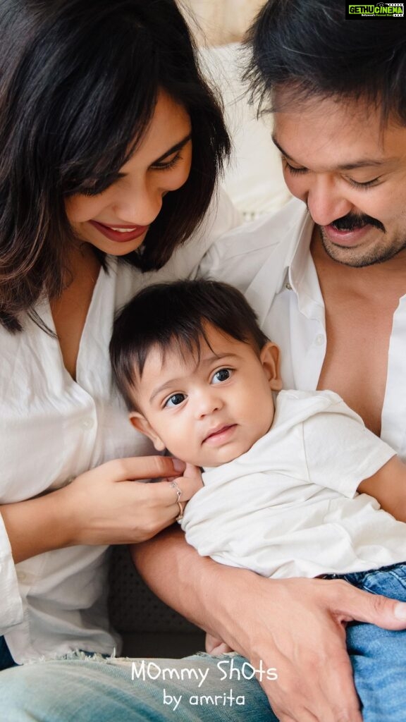 Nakul Instagram - Happy birthday to our heart, our Amore ! You are a literal blessing to Mumma, Pappa and Akira ! You fill us up with your ever smiling face and even your poker face ! Watching you grow in this one year has been such an incredible experience and my uterus is exploding with so many emotions as I type this ! We love you so much and Thankyou for all the love you give us ! We are blessed , grateful and thankful to have you as our Sonshine 💜☀️ #myamore #khulbeetails #khulbabees #firstbirthday #mysonshine