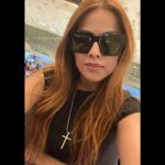 Nia Sharma Instagram - The maximum effort I can put in for an early morning flight is ‘Put glares On’