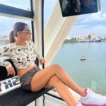 Nia Sharma Instagram - Day’s itinerary: Walk Eat Shop Repeat. (Been 4 days since I’m back home. Only waking up to post or max eat food) ….. sleeping and dreaming the rest of the day.😎 Bayside, Miami, Florida