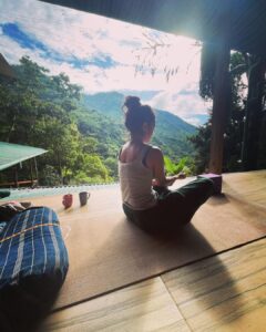 Pallavi Sharda Instagram - I asked to be held,
And the mountain held me.
I asked to be seen,
And the clouds saw me.

Divine mornings 🙏🏽