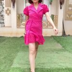 Parull Chaudhry Instagram - Admire the dress first, long legs later 😊 Hot pink dress @athenalifestyle.in 💗 Styling @styling.your.soul 💗 PR @socialpinnaclepr 💗 Hair @dollybain 💗 Makeup by me #parullchaudhry #actor #influencer #contentcreator #parullians #explore #bhagyalakshmi #jofithaiwohhithai #traveller #vlogger #chaudhryonthego #fashion #fitness #beauty #lifestyle #fashionblogger #beautyblogger #yogini #fitnessmotivation #travel #saasbahuaurbetiyaan #parullkipaltan #reels #reelsinstagram #reelsvideo #ootd Mumbai - मुंबई