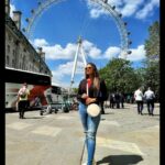 Pujita Ponnada Instagram - 🇬🇧🌁 ❤️ #pujitaponnada #ukdiaries #exploringuk #exploringlondon London Eye, London Uk