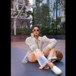 Pujita Ponnada Instagram - Wanna play? 🏀 Shoutout to my amazing team: Clicked by @vclicksphactoryofficial Outfit @thevoguenaari Styling @salonij676 Makeup @aayushisinhamakeup Hairstylist @gadwalmounika #pujitaponnada #actor