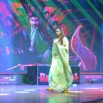 Pujita Ponnada Instagram - RAVANASURA pre release event @pujita.ponnada @raviteja_2628 @iedinrose @meghaakash