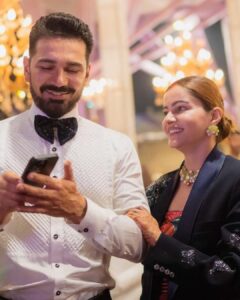 Rubina Dilaik Instagram - Love isn’t looking into each others eyes, #love is looking forward in the same Direction ! 
Appreciation post for my charismatic boyfriend and amazing husband @ashukla09 ❤️🧿