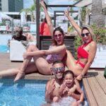 Sana Makbul Instagram - Level 3 🤪 in 3 days 🥳 Gracias🤗🫶🏼 @yivet25 @panchoguapoo #barcelona#brithdaytrip Hilton Barcelona Hotel - PuroBeach Isaac