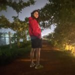 Sangeetha Sringeri Instagram - On the road again, chasing the night and all its wonders 🌌🌠🌃 P.C @shrey.u