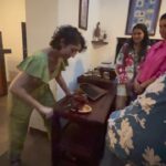Sanjeeta Bhattacharya Instagram - Another trip around the ☀️ planting a strawberry-guava tree, grinding fresh coffee and feeling really, truly happy. Life is just 🤌🏻 @thetamaracoorg Thank you for the most blissful weekend. Wearing: @thebluehr_ Coorg