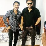 Sathish Krishnan Instagram - Wow wonderful day . #victoryvenkatesh sir . #choreographerlife