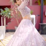 Shivangi Khedkar Instagram - Flexing being DESI 💜 . . . Outfit: @emiraasbyindrani Makeup: @forumgami_artistry Hair: @hairbykrinashah Videography: @dreams2reelsproductions @dreams2reels #lehenga #eidmubarak