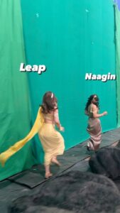 Shivani Jha Instagram - Only #naagin6 fans will understand 😂 Haina? 🙈

#reels #explore #naagin6 @colorstv #colorstv #shivanijha #mrignayni #trisha