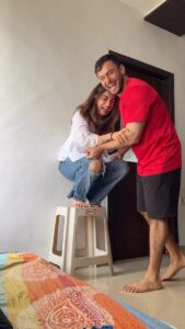 Shivani Jha Instagram - Yeh challenge nai ho paya yaar! 😂 @leenesh_mattoo ❤️

#reels #explore #couplegoals #coupleschallenge #leevani #leeneshmattoo #shivanijha #viral