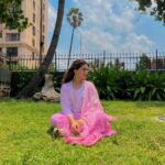 Shivani Jha Instagram - Wondering where is my Munda kukkad Kamaal da? Wearing @shop.chikan.kari