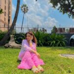 Shivani Jha Instagram - Wondering where is my Munda kukkad Kamaal da? Wearing @shop.chikan.kari