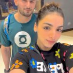 Shivani Jha Instagram - Buri nazar wale teri 🍑 black #reels #explore #trending #transition #reelitfeelit #couple #food #leevani #shivanijha #leeneshmattoo