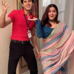Shraddha Arya Instagram - We're crazy and we know it! 😎 This was long pending @sarya12 . Was just waiting for you to get rid of Crutches 😬🫶🏻 . . #Obsessed #ShraddhaArya #PreeVeer #Preeta #Rajveer #ParasKalnawat #Fam #KundaliBhagya #Happy