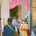 Shraddha Arya Instagram - 28.06.2023 #BestiesWedding ❤️ #PoojaKeHueDarshan