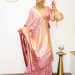 Shraddha Arya Instagram - Right from the start I knew that this is the look I want to flaunt at my Bestie’s wedding. Thank You, @kankatala_ For fulfilling my wish of dressing up in an Indian Gorgeous Silk Saree So So Damn Perfectly ❤️ #VeereDiWedding #PoojaKeHueDarshan #IndianSilkSaree Hair: @sangeeta.wagh_ Pictures: @pappu.gupta.549 @allboutcommunication @vedaxari ❤️