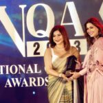 Sneha Wagh Instagram - 🫠 . . . @brandempower.in #NationalQualityAwards #NQA2023 #brandempower #awardsnight #sonalibendre #fangirlmoment #bestnegativelead #naumrakiseemaho #nuksh #SarangeSneha #ssnehawagh