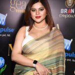 Sneha Wagh Instagram - All Hail To Amba 🤭 Another one in kitty for this kitty!!! Awarded as the Best Negative Lead at the National Quality Awards 2023 Thanks for the honour 💝 . . . . . . @brandempower.in #grateful #awards #humbled #SarangeSneha #SsnehaWagh #naumrakiseemaho #nuksh #amba #NationalQualityAwards #NQA2023 #brandempower