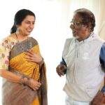 Suhasini Maniratnam Instagram - All in one day. Bharathiraja sir kumar raja balaji Sakthivel Akshay for modern love chennai . Varalakshmi & Sarath kumar for நீ பாதி நான் பாதி. I get to talk to them and document these bright minds all in one day. 👍👍👍👍👍👍