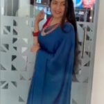 Suhasini Maniratnam Instagram - Thank you anita mohan and Soundarya for the saree and jewelry Aastha for the edit. Another day at digital chat show shoot